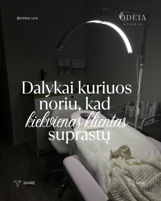 Kasdien kabinete sutinku moterų, kurios vis dar tiki, kad odos priežiūroje turi būti greiti rezultatai arba „stebuklinga“ priemonė. Todėl labai dažnai kartoju tuos pačius dalykus — SPF svarbą, nuoseklumą ir rutiną, pritaikytą būtent tavo odai. Ilgalaikiai rezultatai ateina ne per vieną vizitą, o per mažus dalykus, kuriuos darome kasdien. Ir turbūt niekada nenustosiu apie tai kalbėti 🤎