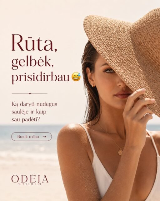 Būkime atviros – kefyras šaldytuve yra skanesnis, nei ant odos. 🥛❌

Kai po deginimosi oda pradeda degti ir tempti, o artėjanti šventė kelia stresą – liaudiški metodai gali pridaryti dar daugiau žalos. Nudegimas yra trauma odai, todėl jai reikia profesionalios pagalbos, o ne eksperimentų.

Viską, ką turi žinoti ir daryti dabar, kad išgelbėtum situaciją, sudėjau į šią karuselę.

👉 Slysk į šoną, išsisaugok atmintinę ir pasidalink su ta drauge, kuri vis dar „pamiršta“ SPF.

🤎