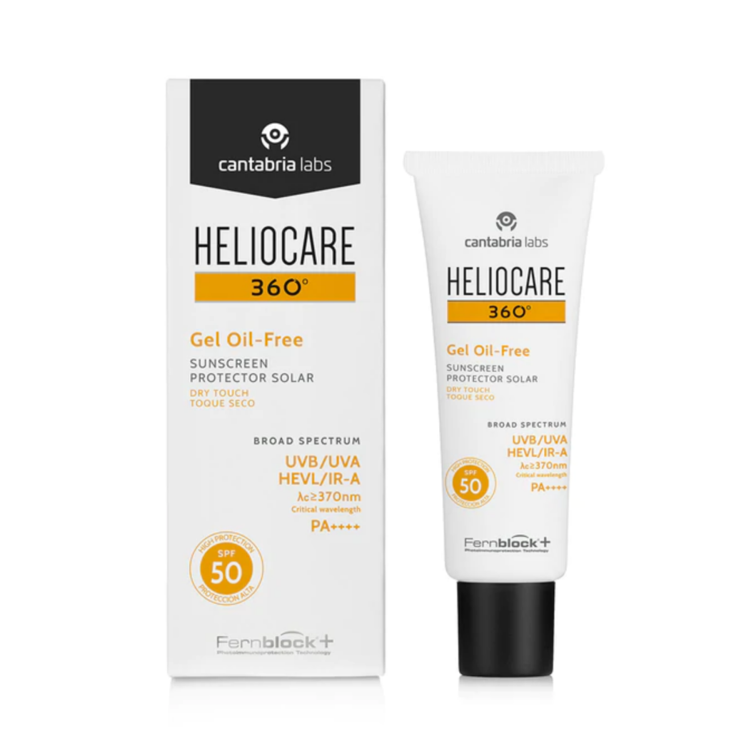 SPF veidui: kodėl jis būtinas kasdien ir kaip jį naudoti teisingai 9 HELIOCARE 360 OIL-FREE GELIS PF 50, 50 ML