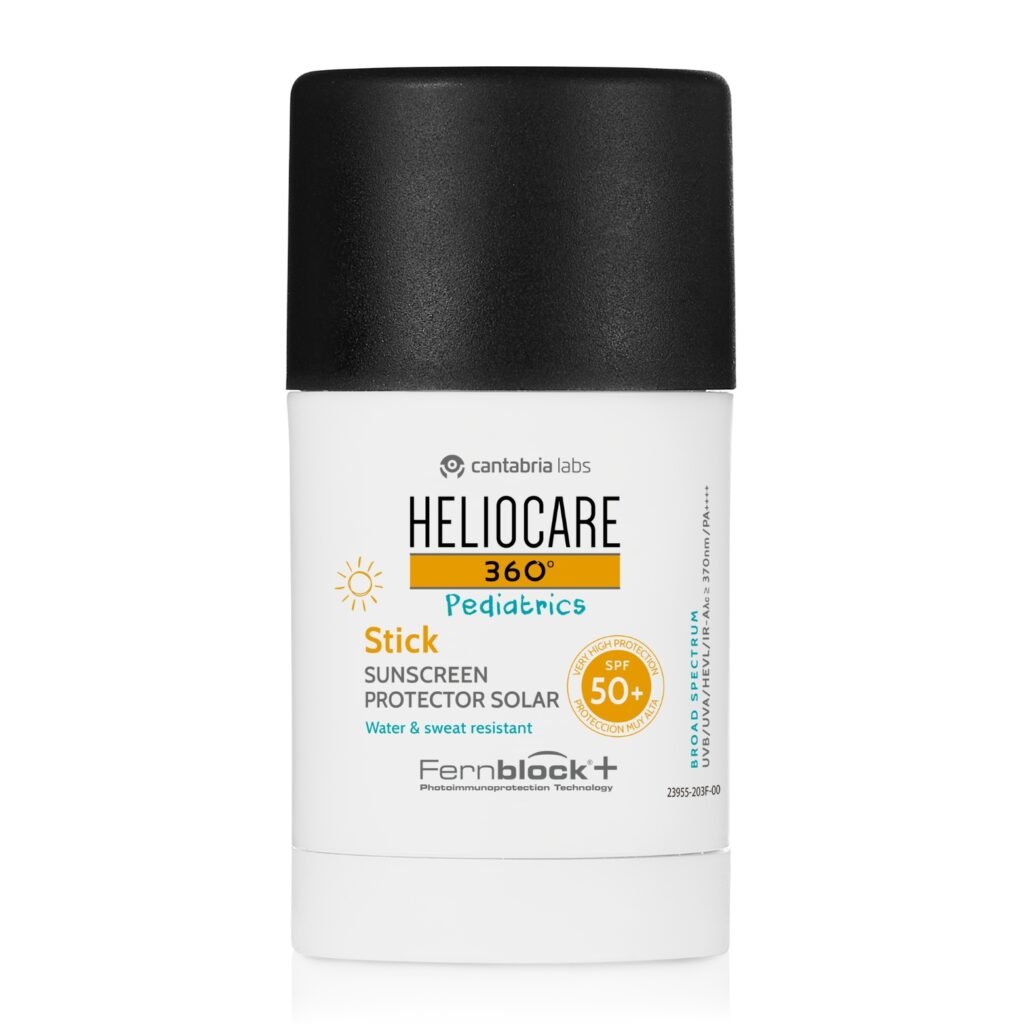 SPF veidui: kodėl jis būtinas kasdien ir kaip jį naudoti teisingai 5 HELIOCARE 360 PEDIATRICS STICK SPF50+, 25 G