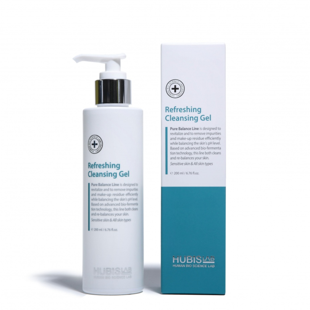 Veido prausiklis - pirmas žingsnis link sveikos odos. 11 HUBISLAB PURE BALANCE GAIVINAMASIS GELINIS VEIDO PRAUSIKLIS, 200 ML