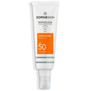 SOPHIE SKIN PIGMENTINES DĖMES MAŽINANTIS APSAUGINIS VEIDO KREMAS SPF50, 50 ML