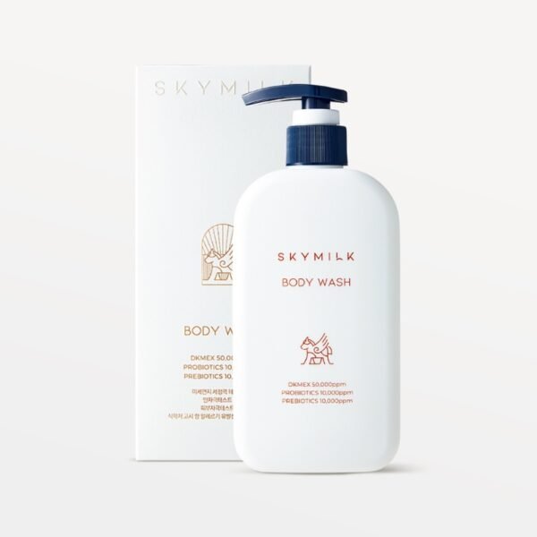 SKYMILK "PROBIOTICS & PREBIOTICS BODY WASH" KŪNO PRAUSIKLIS, 300 ML